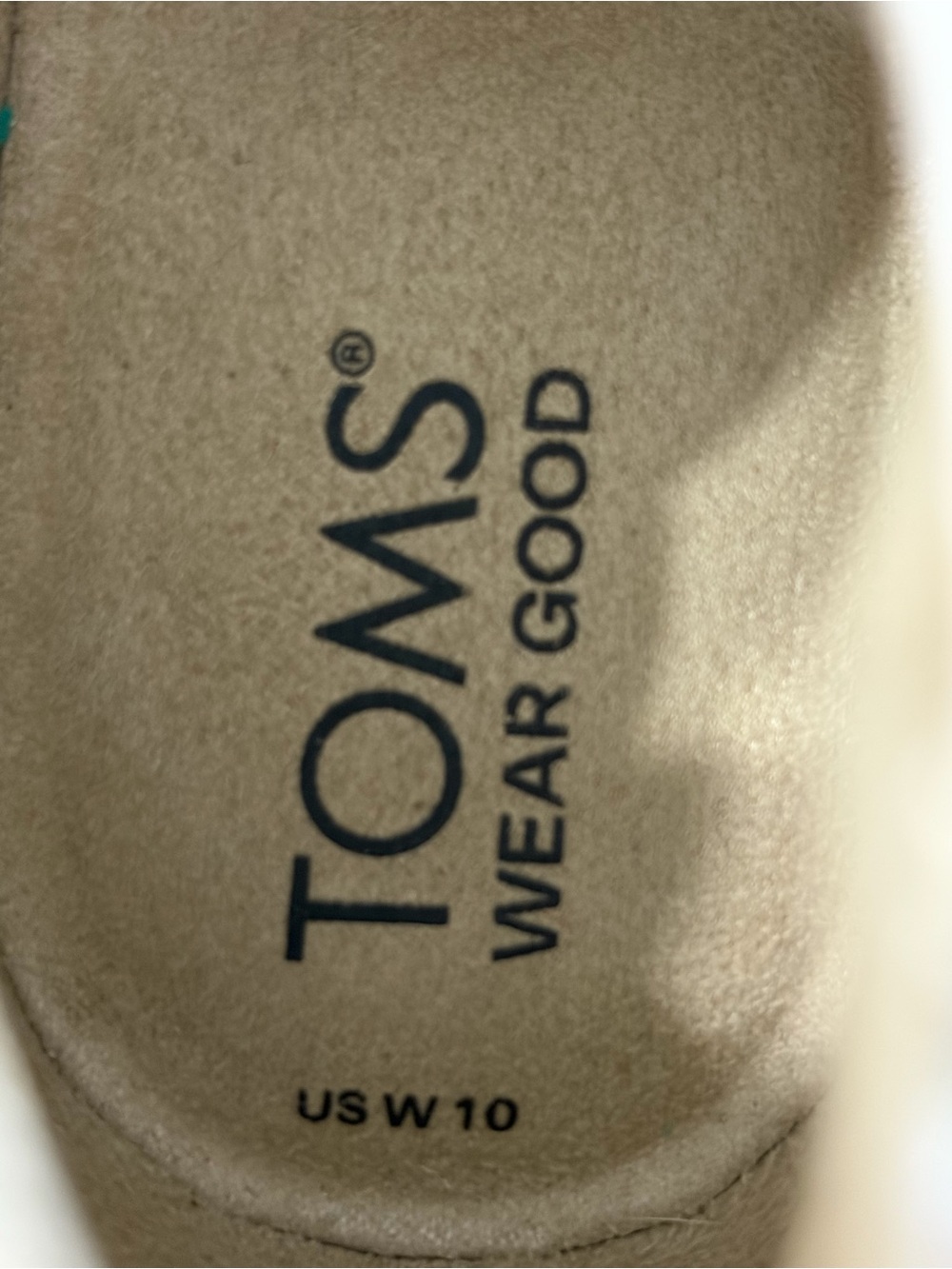 TOMS Maude Wedge Ankle Bootie with Plaid Heel Accent (10) - Picture 7 of 8